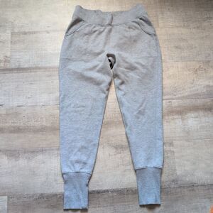 Nike Women's Dri-Fit Obsessed Training Pants Jogger Grey Knit Stretch Pants M